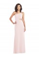 Cheap Flirty One Shoulder Midriff Cutout Maxi Bridesmaid Dress Canada