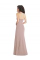 Cheap Strapless Princess Line Crepe Mermaid Bridesmaid Dress Canada