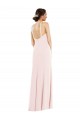 Cheap Criss Cross Halter Princess Line Trumpet Bridesmaid Dress Canada