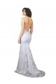 Cheap V-Neckline Backless Floral Patterned Sequin Bridesmaid Dress Canada