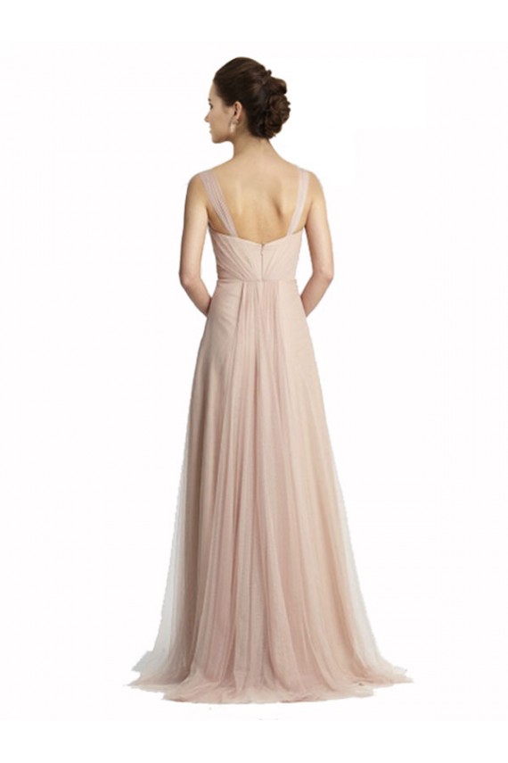 Cheap Sweetheart A-Line Tulle Draped Bridesmaid Dress Canada
