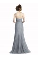 Cheap One Shoulder Tulle Fit and Flare Bridesmaid Dress Canada