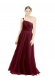 Cheap One Shoulder Floor Length Long Tulle Bridesmaid Dress Canada
