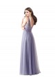 Cheap Sweetheart Tulle Bridesmaid Dress with Fully Embroidered V-Neck Bodice Canada