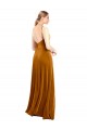 Cheap Long Velvet Cowl Neck Slip Bridesmaid Dress Canada
