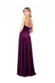 Cheap Draped Neckline Spaghetti Straps Velvet Bridesmaid Dress Canada