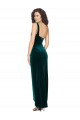 Cheap One Shoulder Velvet Front Wrap Bridesmaid Dress  Canada